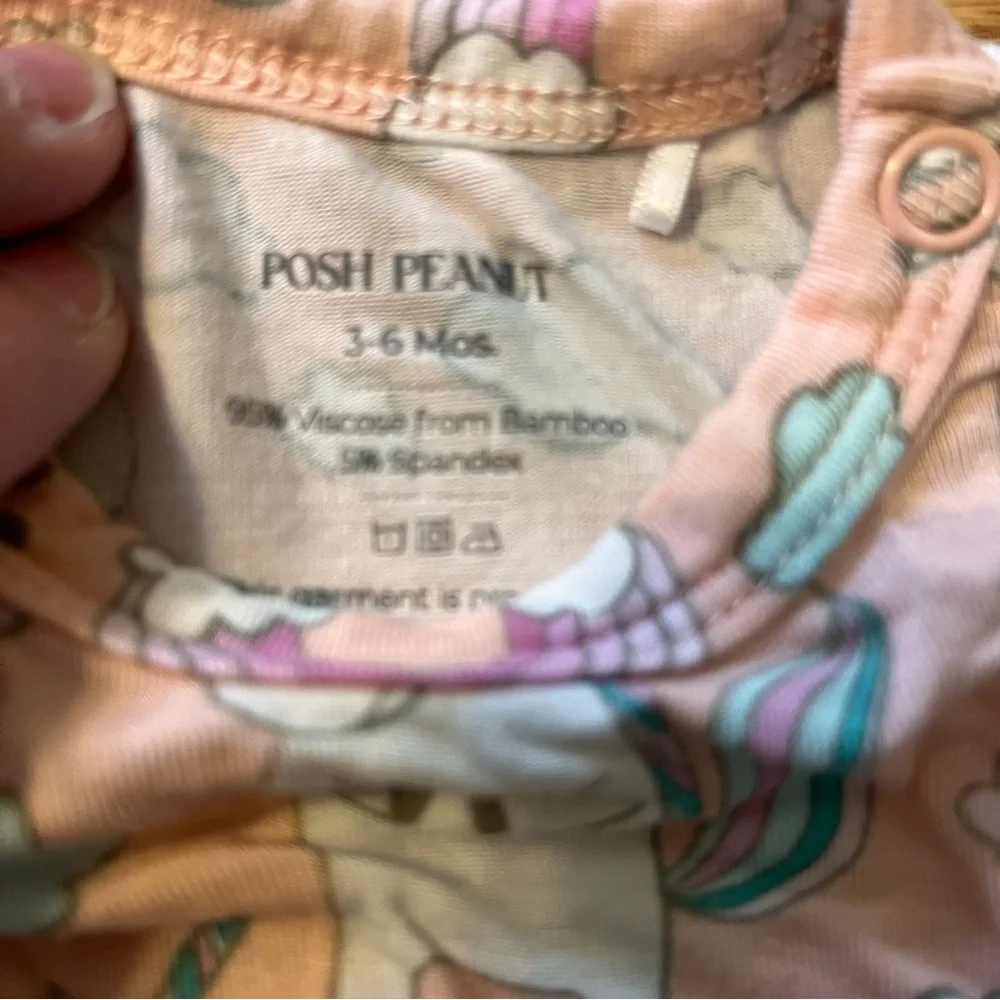 Posh Peanut 2-Fer  Star dress w/ bloomers and Unicorn  onesie Dress 3-6 month